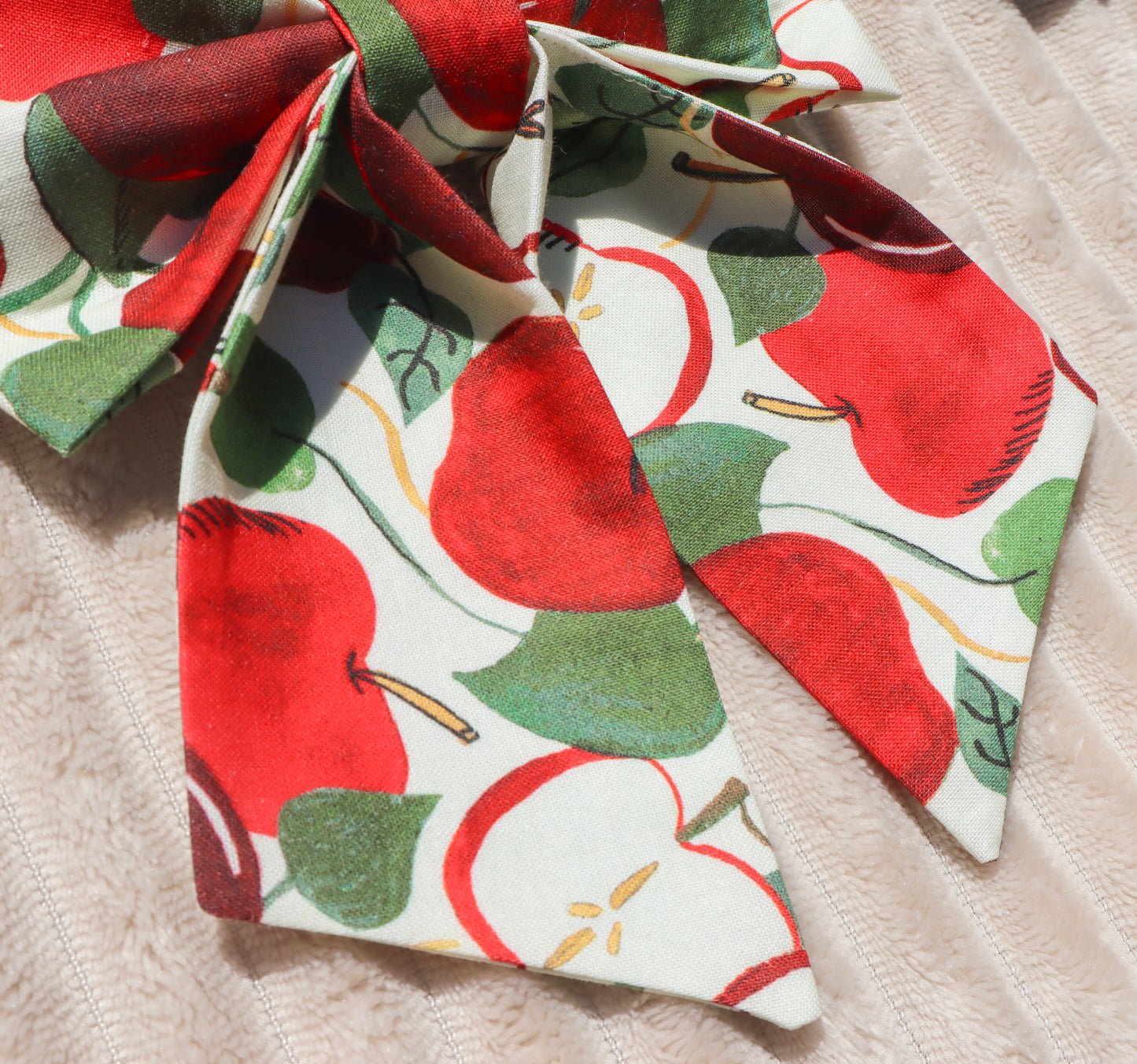 Apple Picking Pet Bow