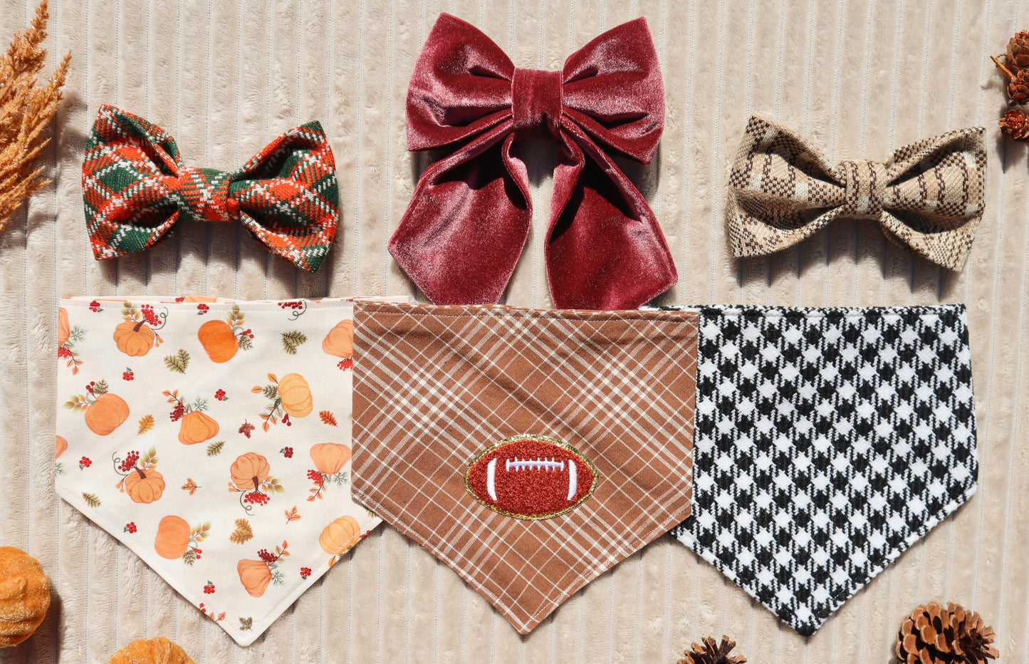 Cranberry Plum Pet Bow