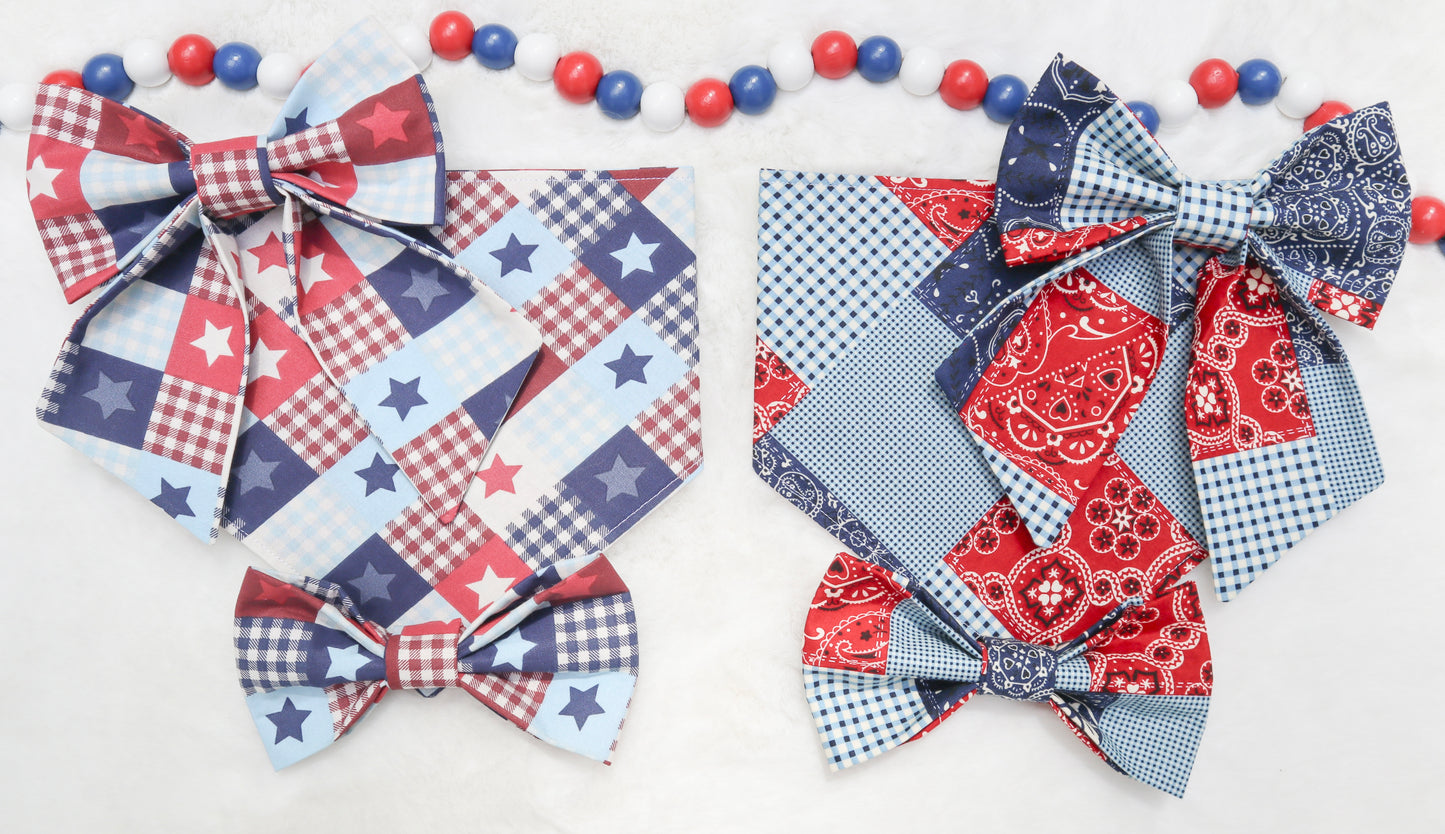 Patriotic Patchwork Bandana