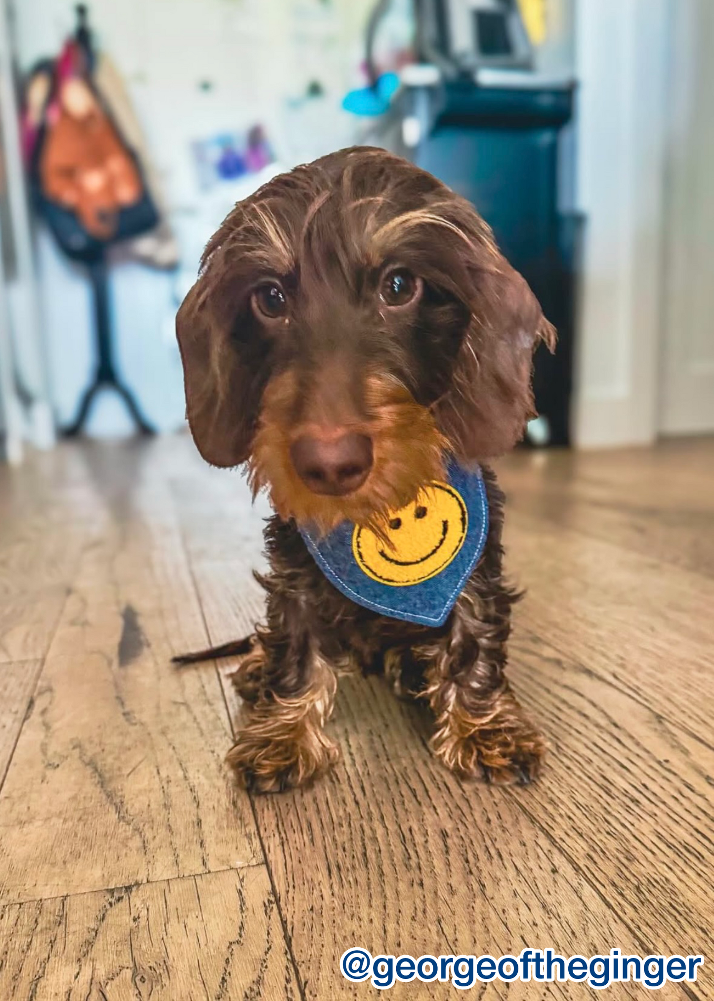 Smiley Face Patch Bandana