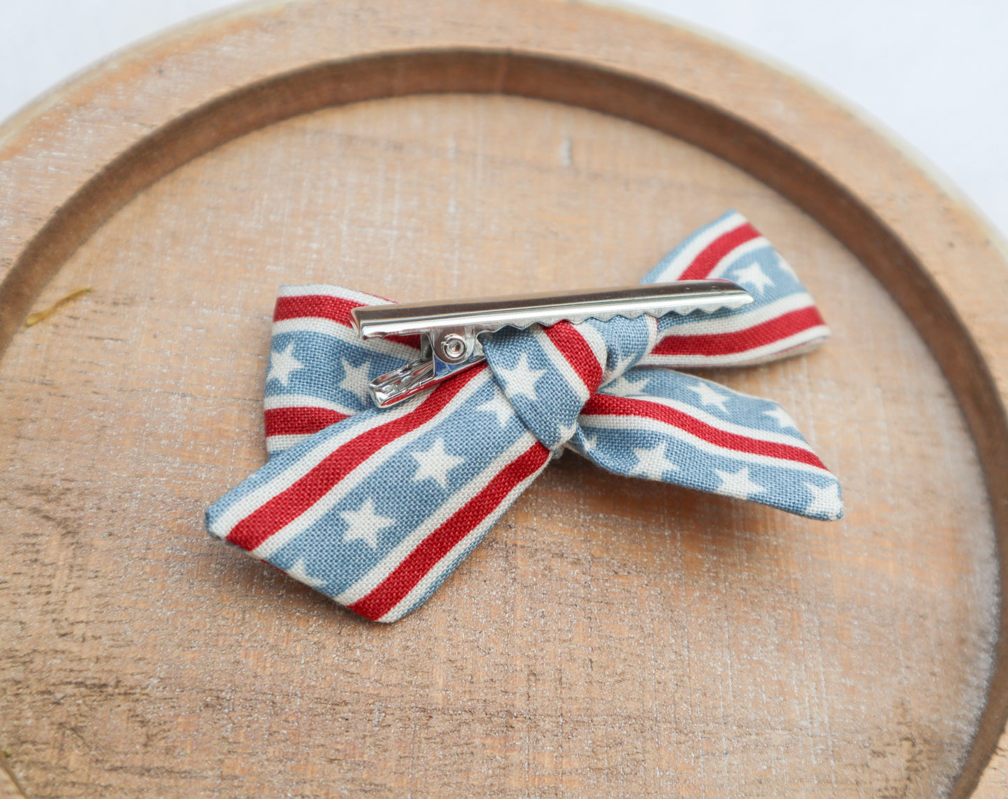 Stars & Stripes Fur Bow