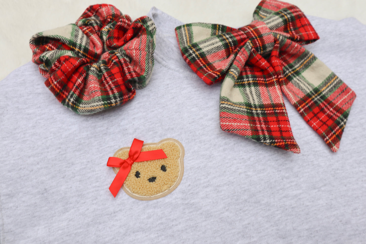Classic Christmas Plaid Hair Bow