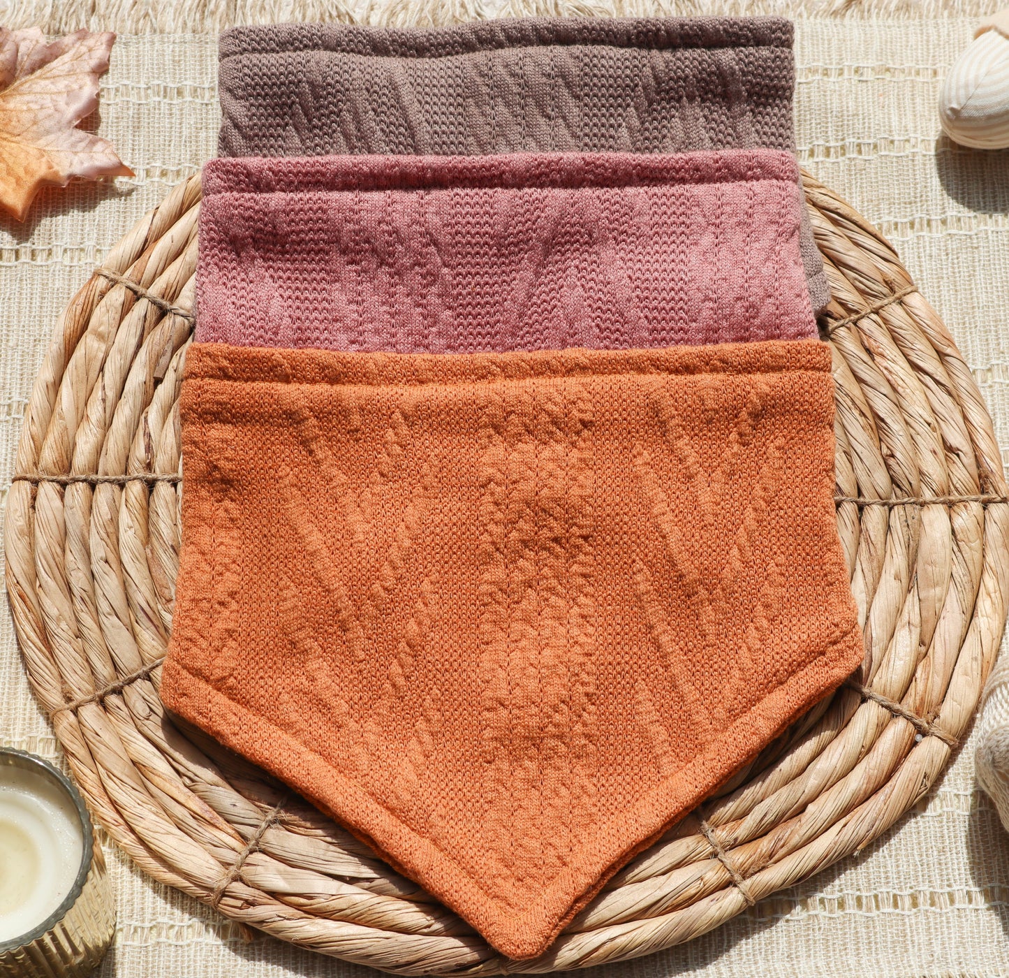 Mushroom Brown Sweater Weather Bandana