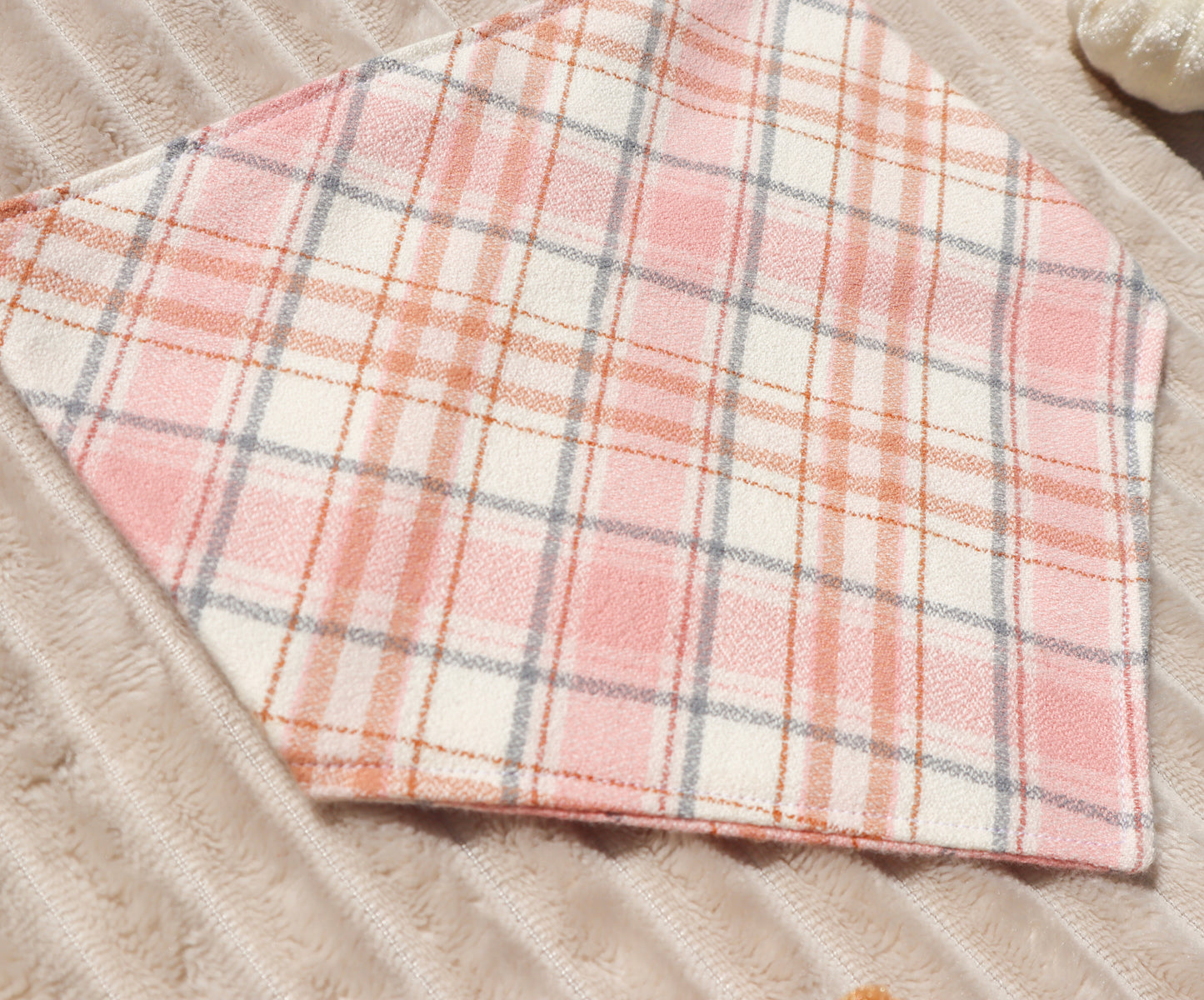 Blushing Cider Plaid Bandana