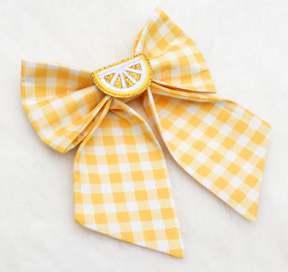 Classic Lemonade Pet Bow