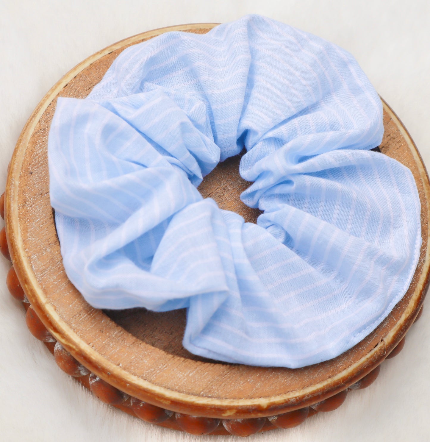 Riveria Stripes Hair Scrunchie