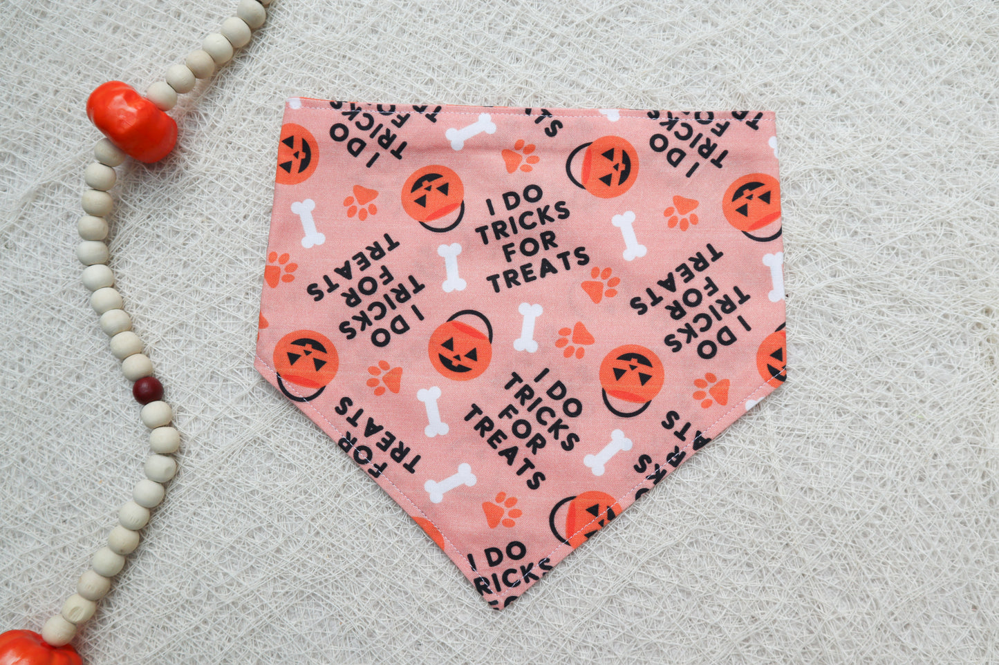 Orange Tricks for Treats Bandana