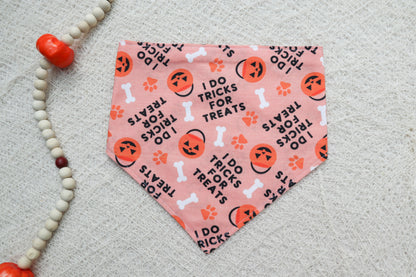 Orange Tricks for Treats Bandana