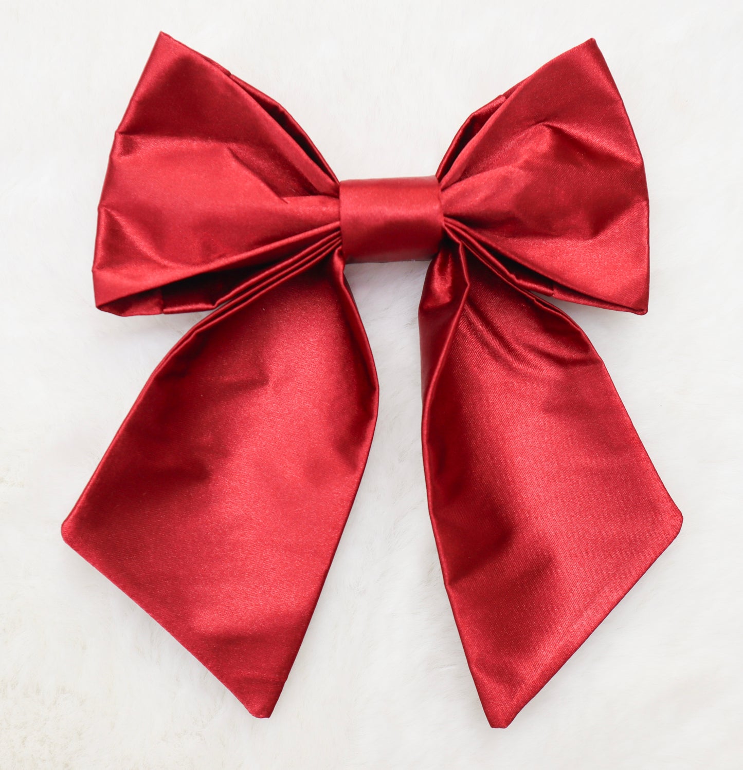 Ruby Satin Pet Bow