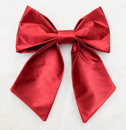 Ruby Satin Pet Bow
