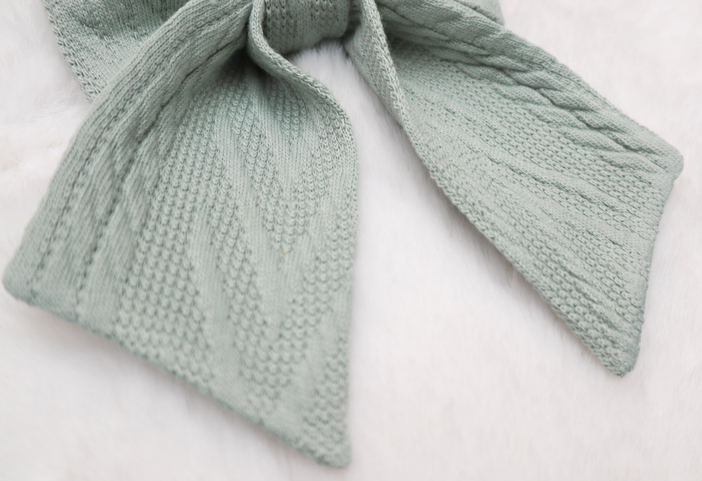 Frosted Spruce Sweater Weather Pet Bow