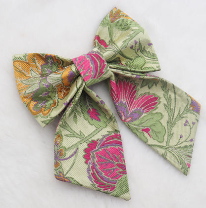 Gilded Blooms Pet Bow