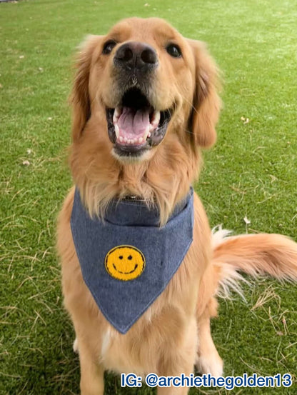 Smiley Face Patch Bandana