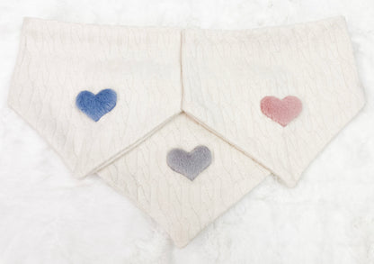 Fluffy Heart Bandana