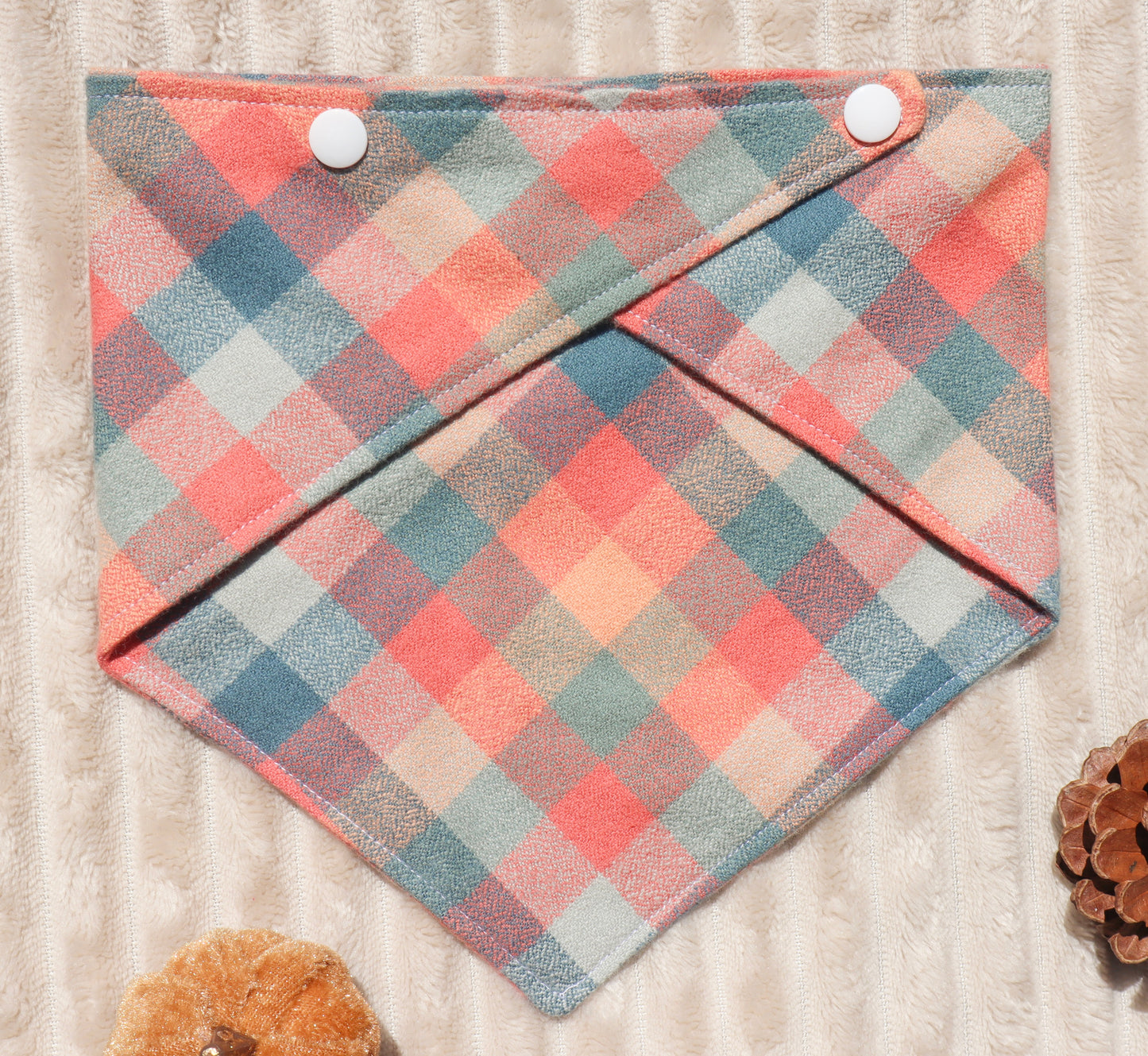 Cozy Campfire Plaid Bandana