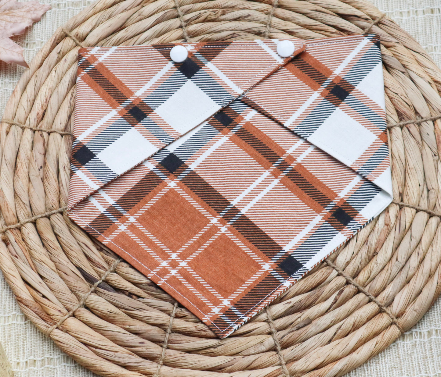 Classic Fall Plaid Bandana