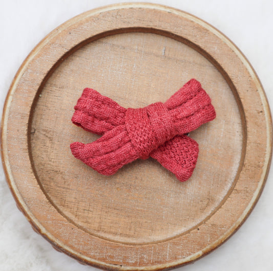 Holly Berry Sweater Weather Fur Bow