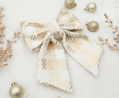 Golden Glimmer Pet Bow