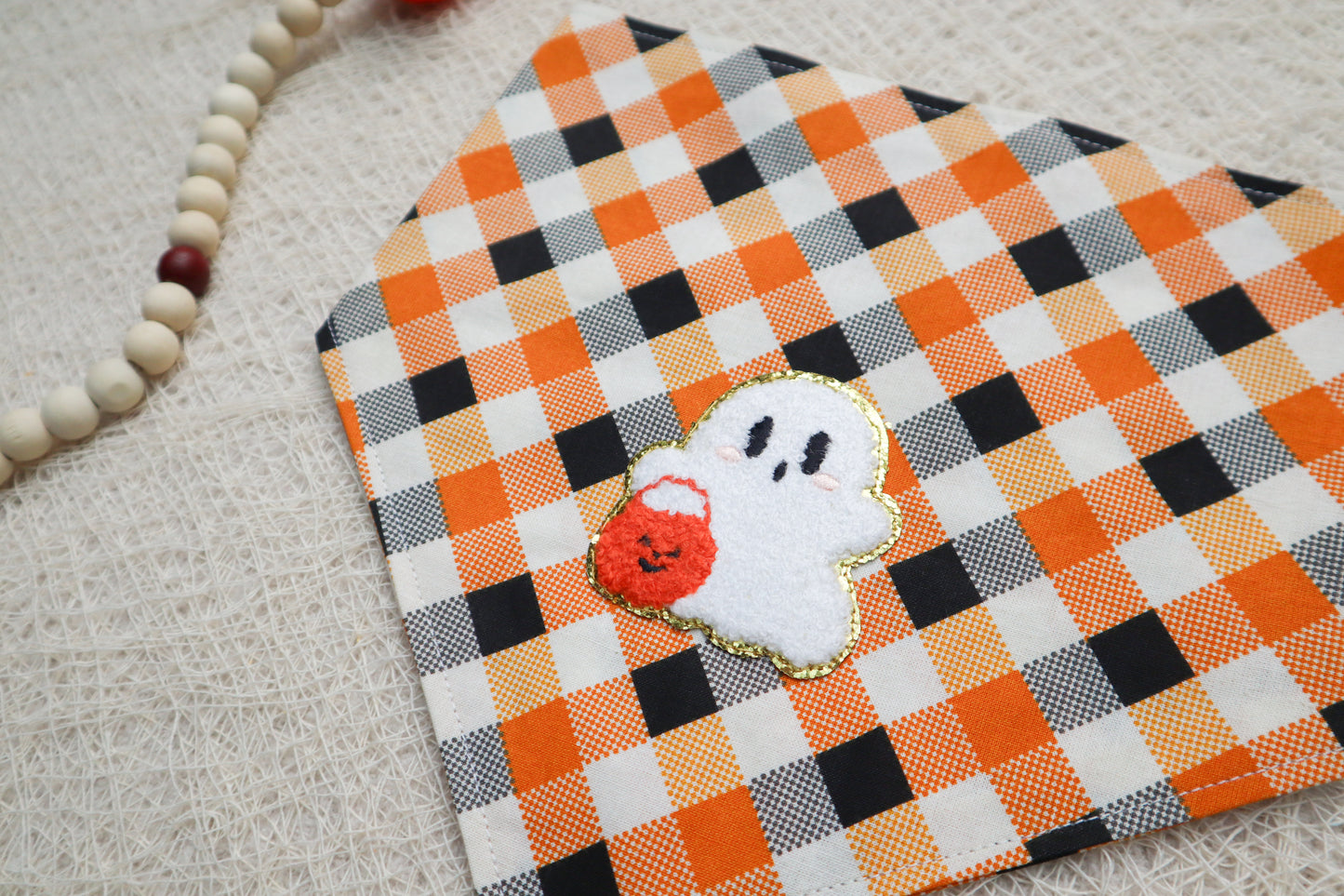 Trick or Treating Ghost Patch Bandana