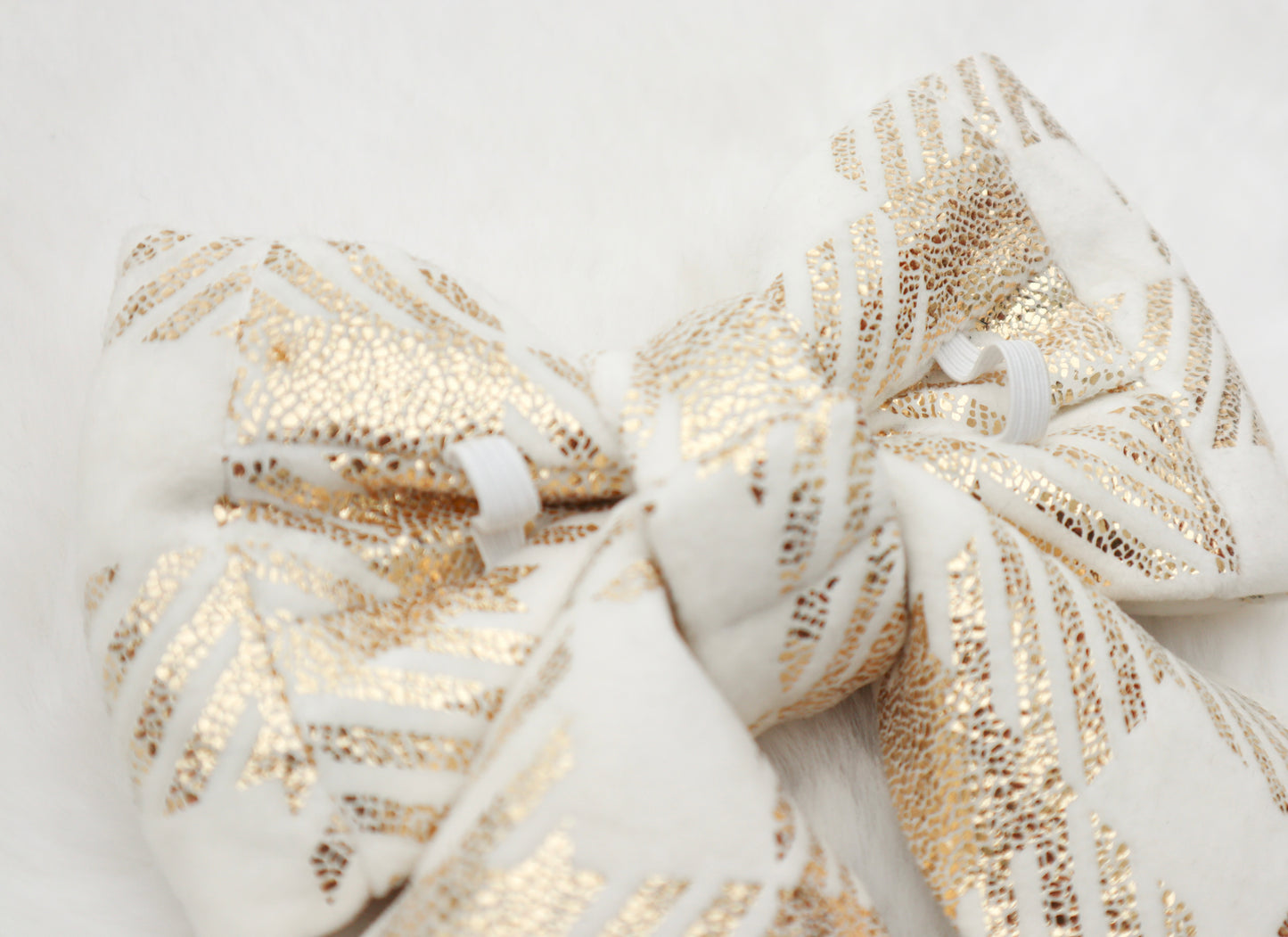 Golden Glimmer Pet Bow