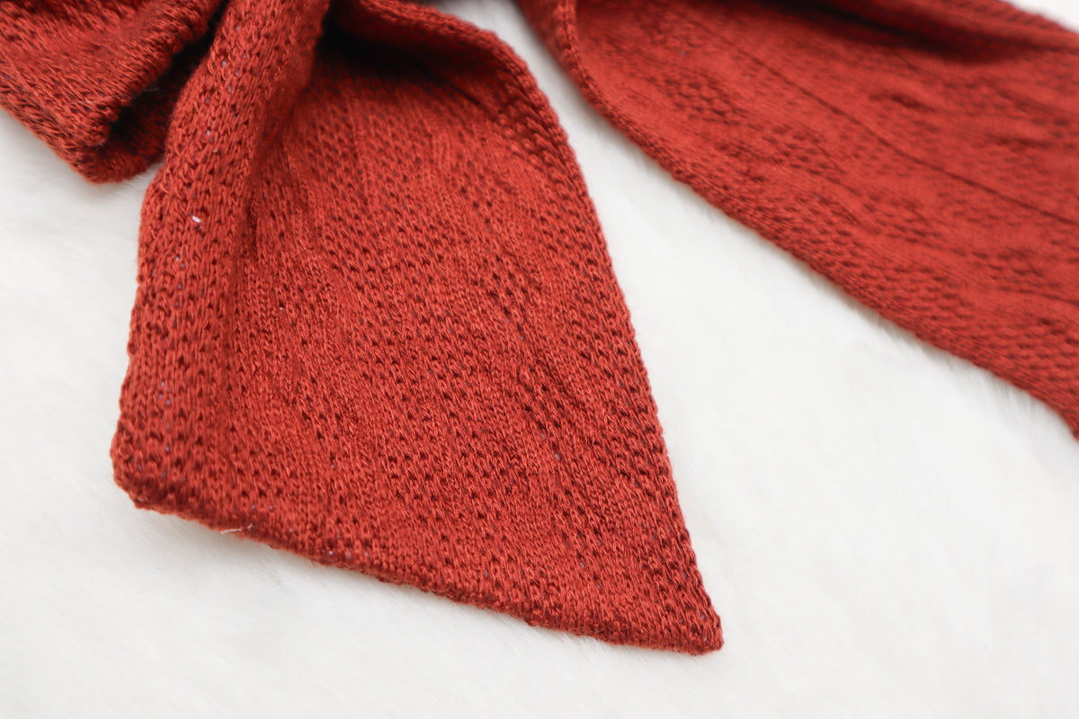 Toasted Pumpkin Sweater Weather Pet Bow