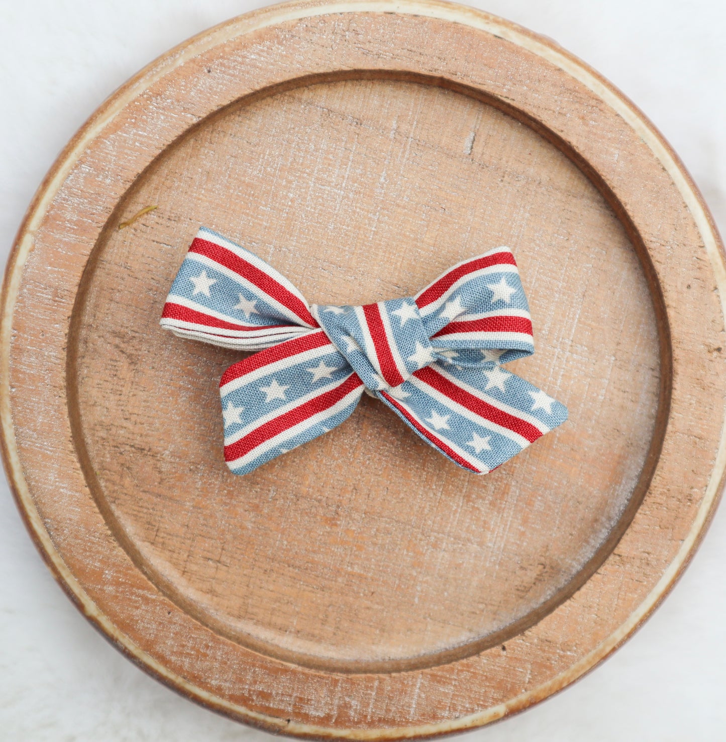 Stars & Stripes Fur Bow