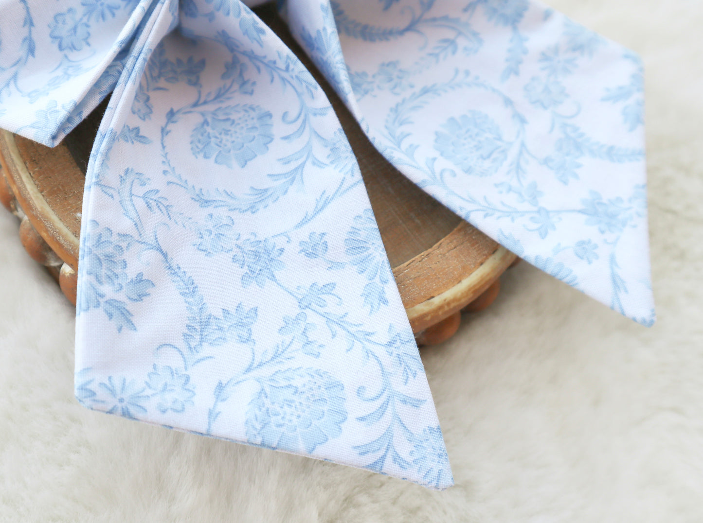 Blue Evelyn Hair Bow