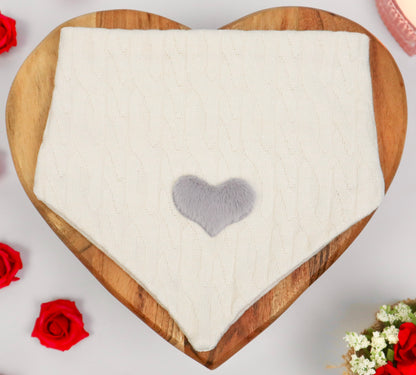 Fluffy Heart Bandana