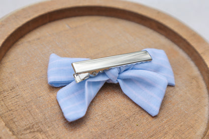 Riveria Stripes Fur Bow