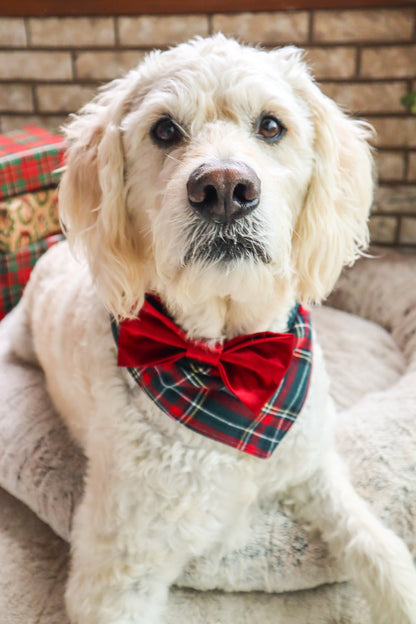 Holiday at the Manor Plaid Bandana
