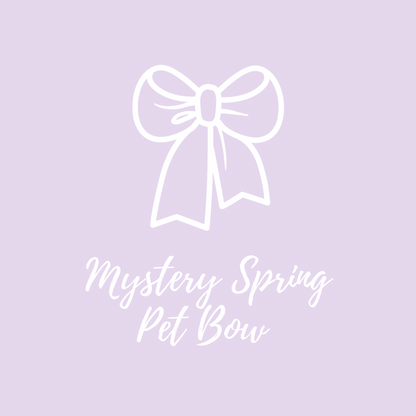 Mystery Spring Pet Bow