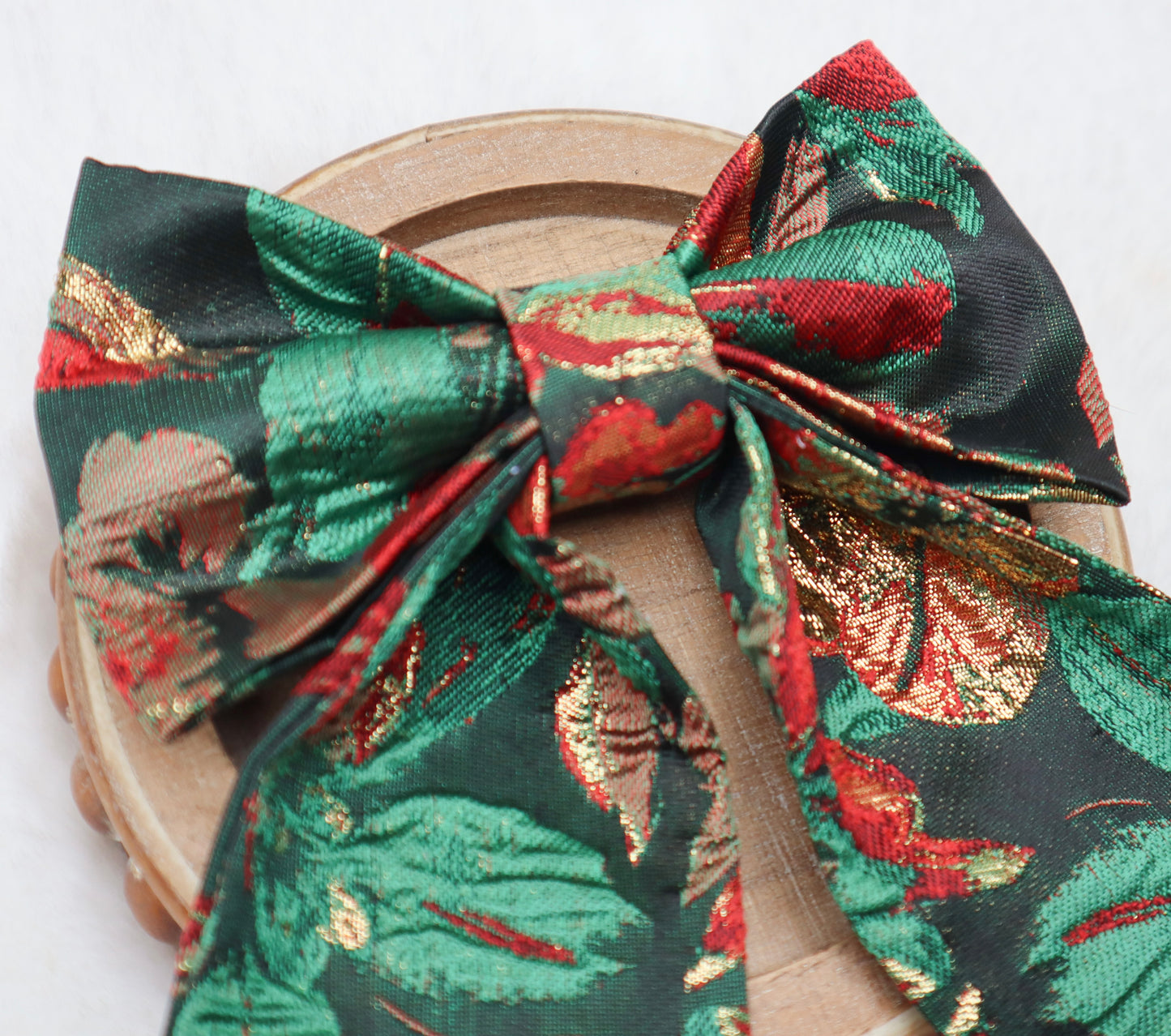Yuletide Bloom Hair Bow
