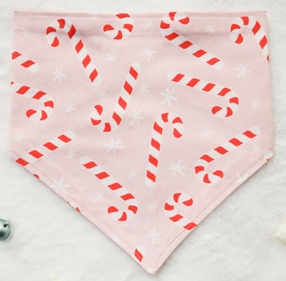 Pink Candy Canes Bandana