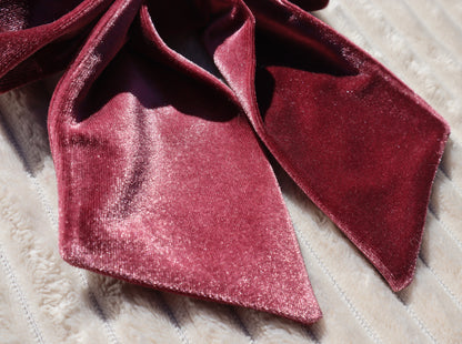 Cranberry Plum Pet Bow