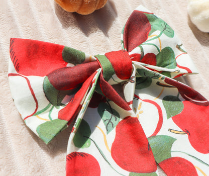 Apple Picking Pet Bow