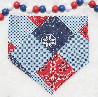 Patriotic Patchwork Bandana