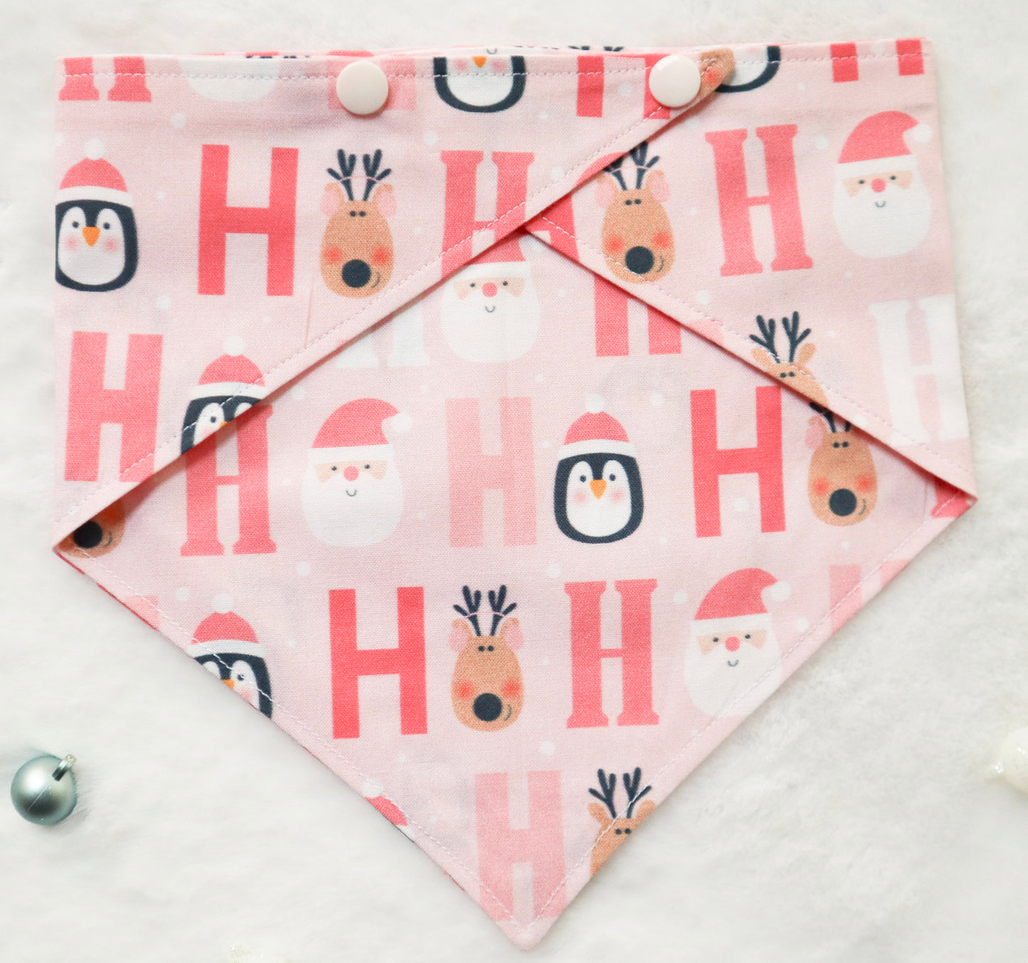 Pink HoHoHo Bandana