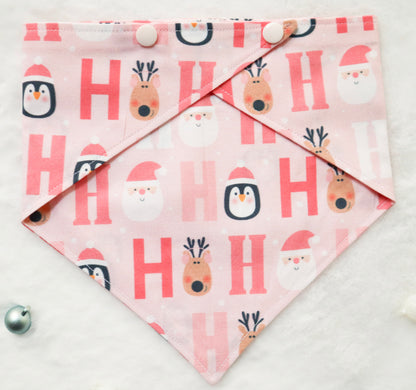 Pink HoHoHo Bandana