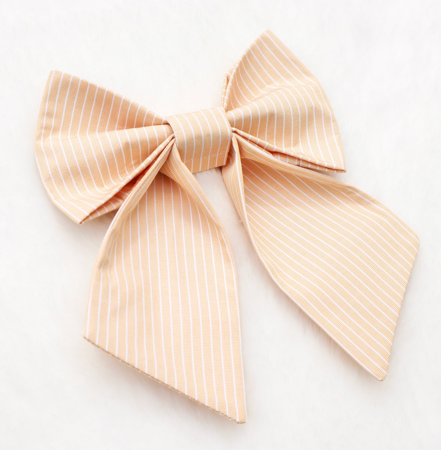 Buttery Cabana Stripes Pet Bow