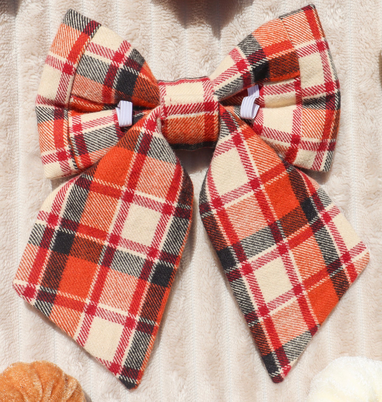 Rustic Plaid Pet Bow