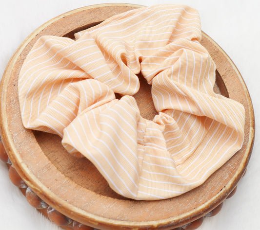 Buttery Cabana Stripes Hair Scrunchie