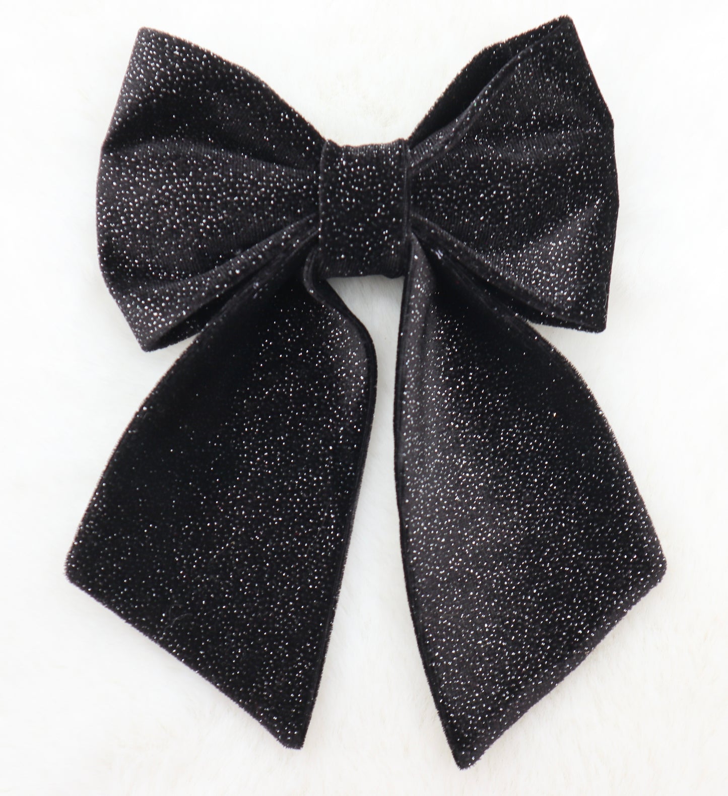 Midnight Skyline Velvet Pet Bow