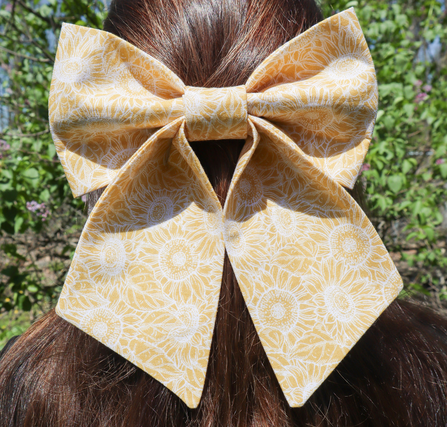 Sunflower Field Hair Bow