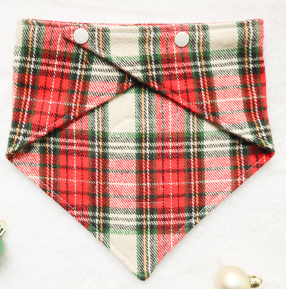 Classic Christmas Plaid Bandana