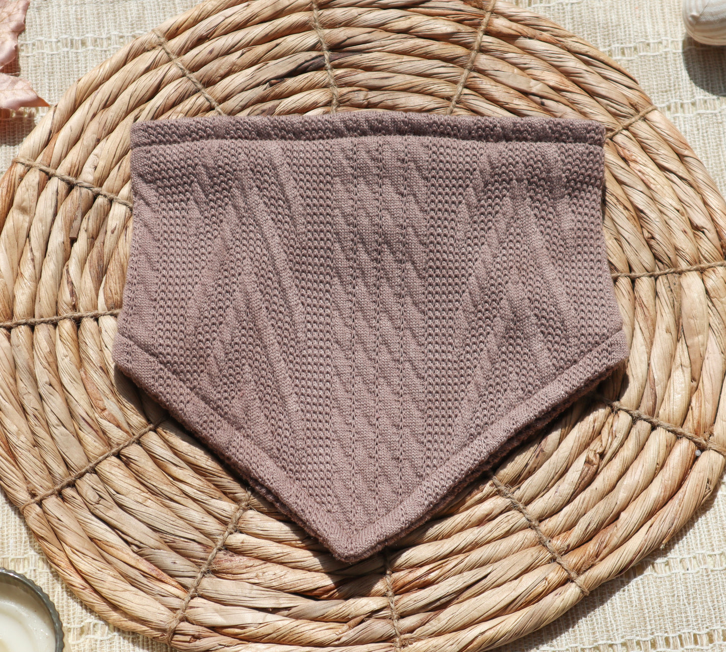 Mushroom Brown Sweater Weather Bandana