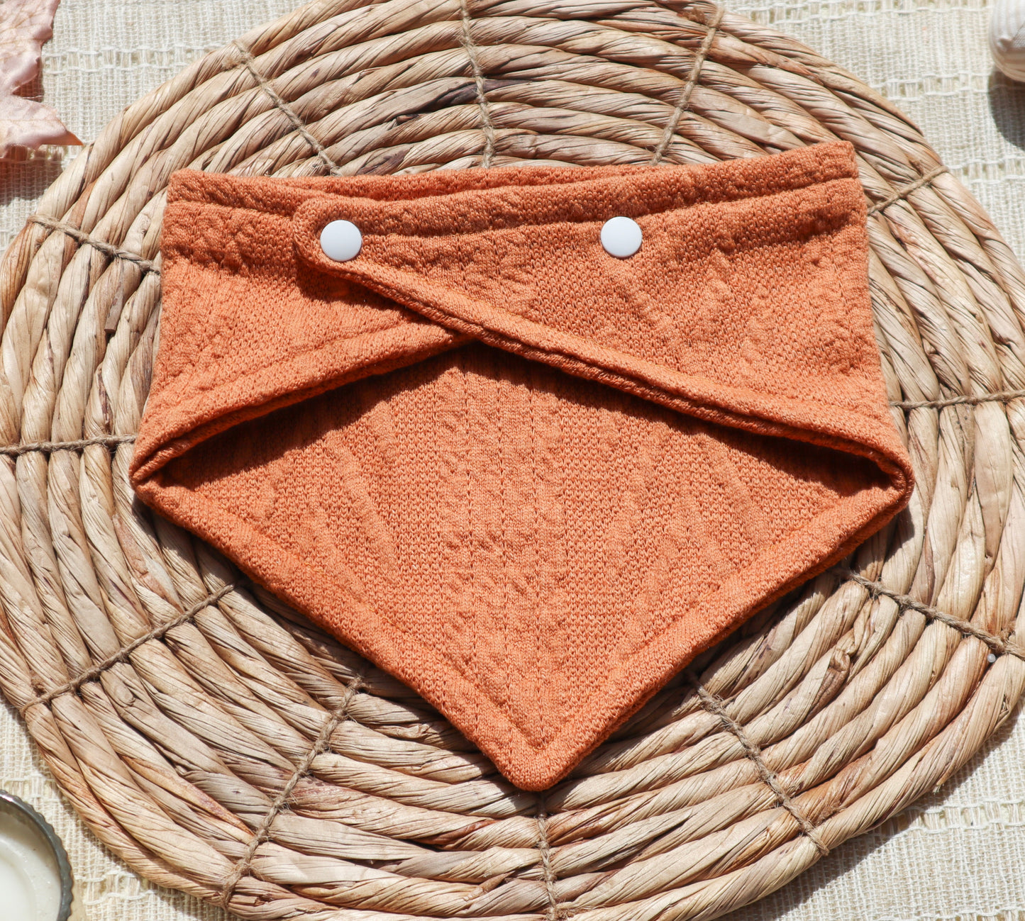 Rustic Orange Sweater Weather Bandana
