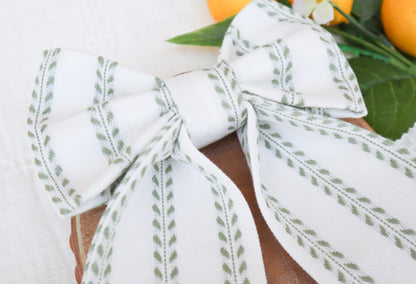 Italian Vineyard Hair Bow