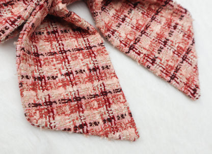 Rosewood Tweed Pet Bow