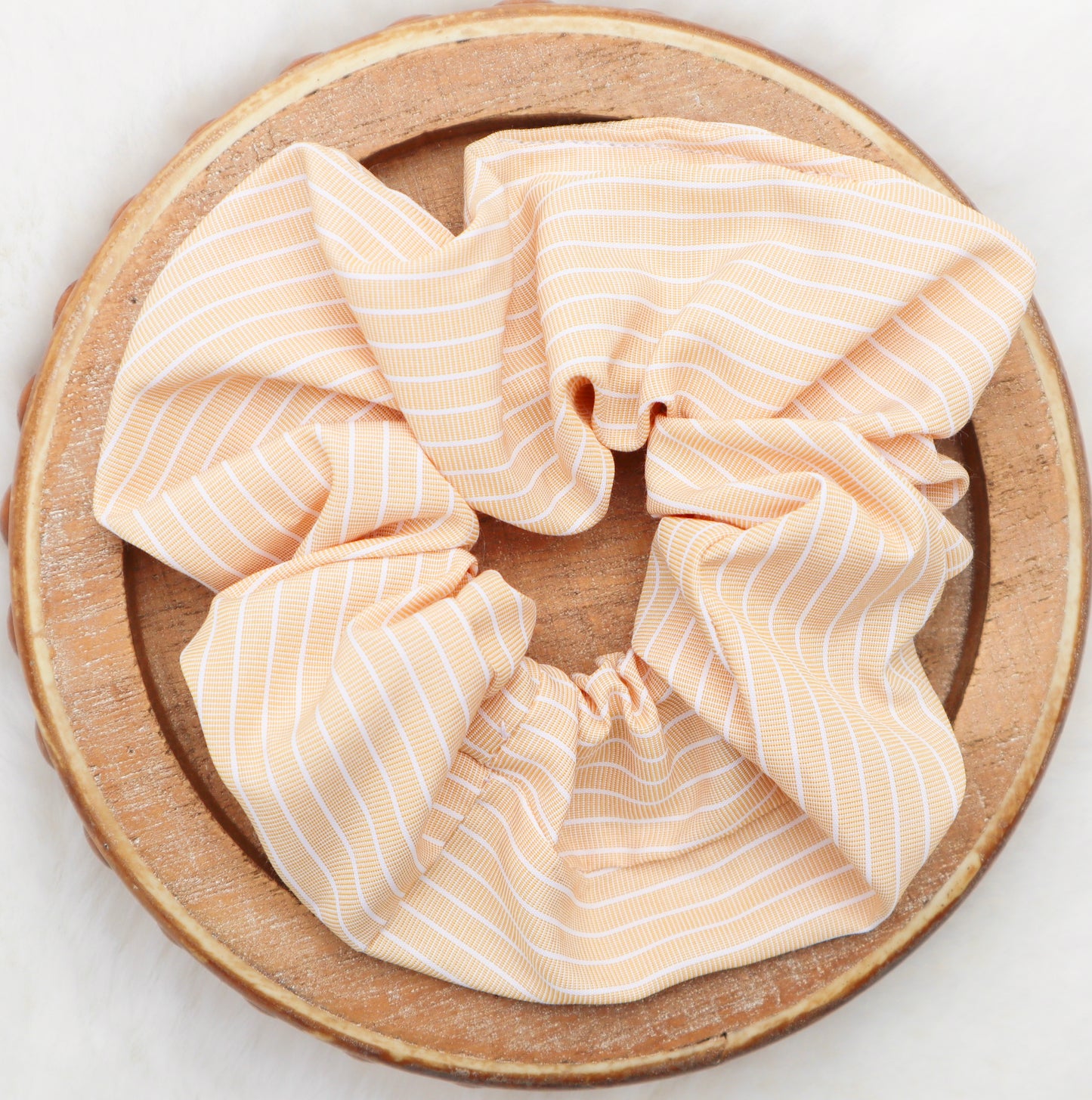 Buttery Cabana Stripes Hair Scrunchie