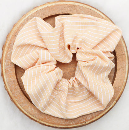Buttery Cabana Stripes Hair Scrunchie